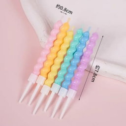 Velas de Aniversario De 6Pcs 