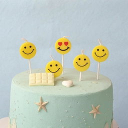 Velas de Aniversario De 5Pcs 