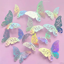 Topper  Formato Borboletas 9pcs