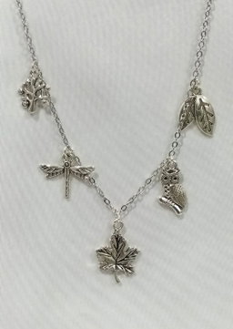 Charm necklaces by The Charm Lab