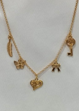 Charm necklaces by The Charm Lab