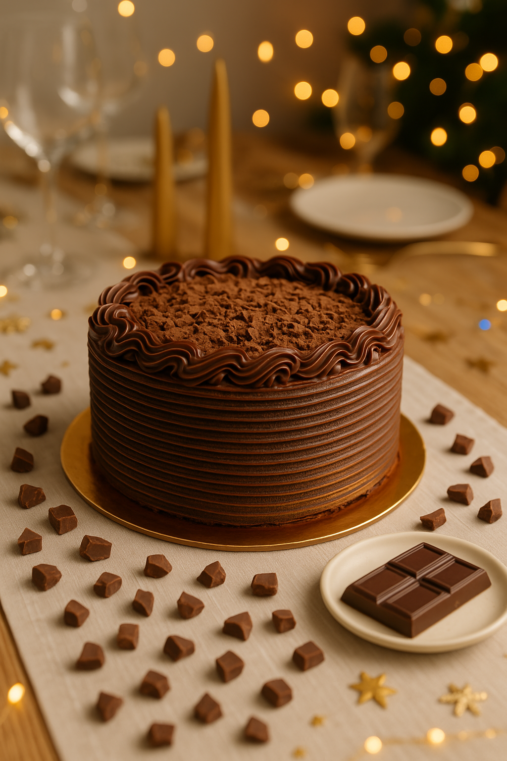Torta Keto de Chocolate