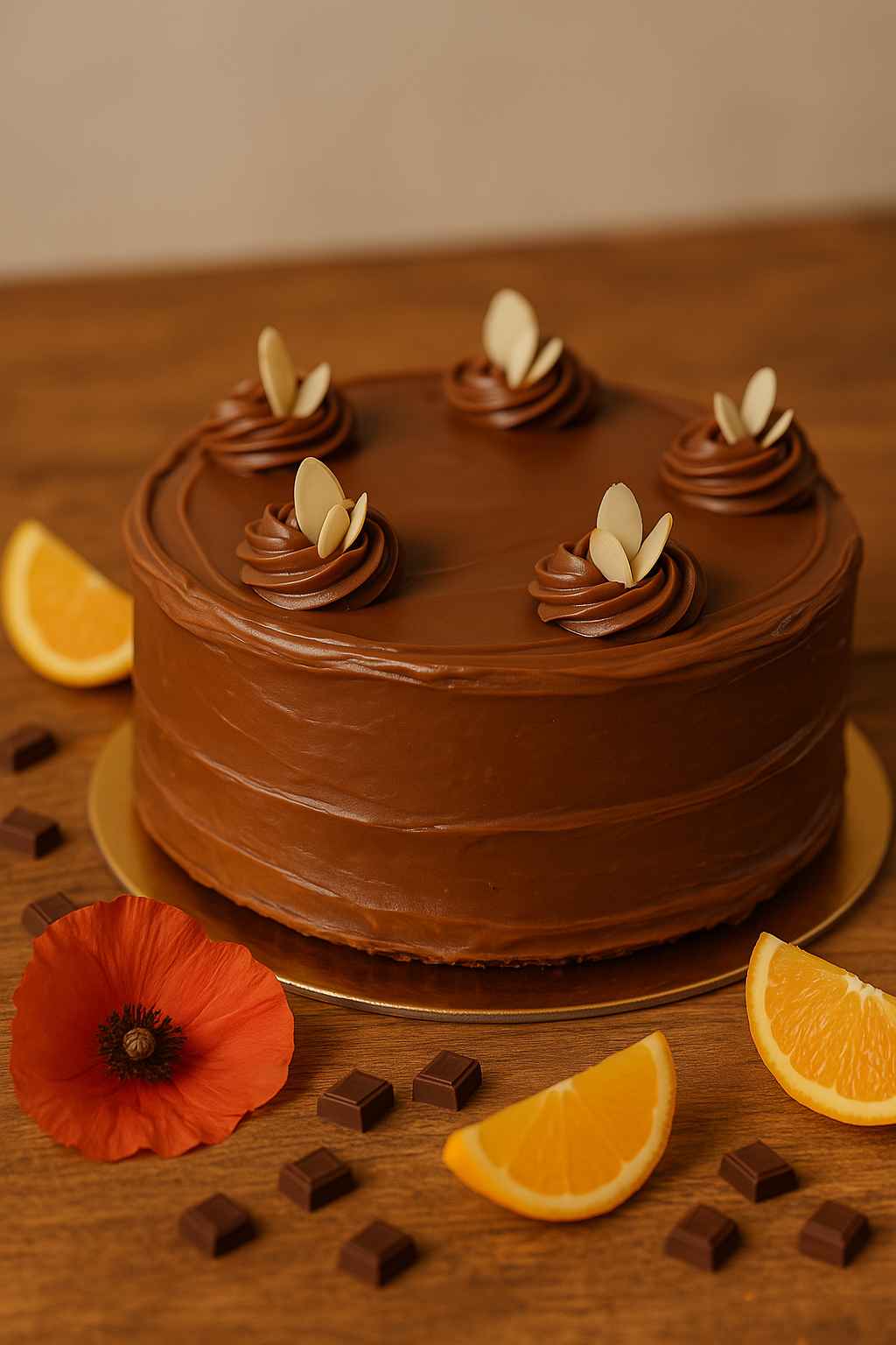 Torta Keto de Naranja con Amapola