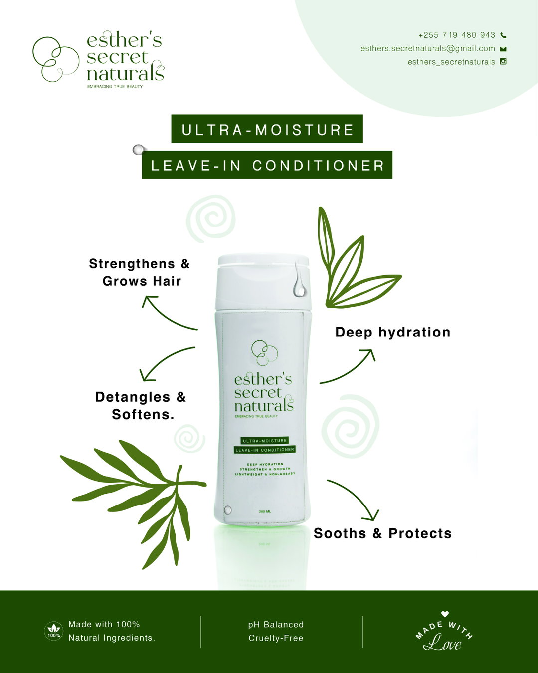Ultra-Moisture Leave-In Conditioner