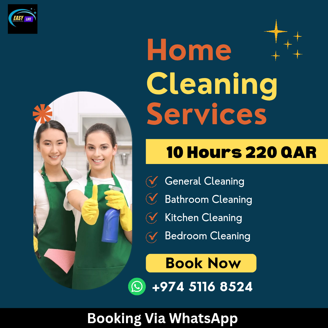 Home cleaning Starting from QAR25/Hr_5