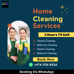 Home cleaning Starting from QAR25/Hr