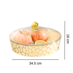 PET FOOD BUFFET SERVING TRAY BOWL