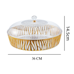 PET FOOD BUFFET SERVING TRAY BOWL