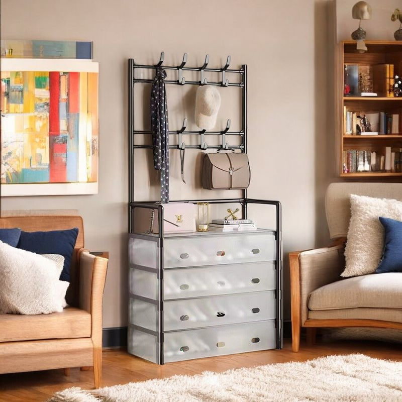 DUSTCOVER CLOTH HANGER SHOE RACK_1