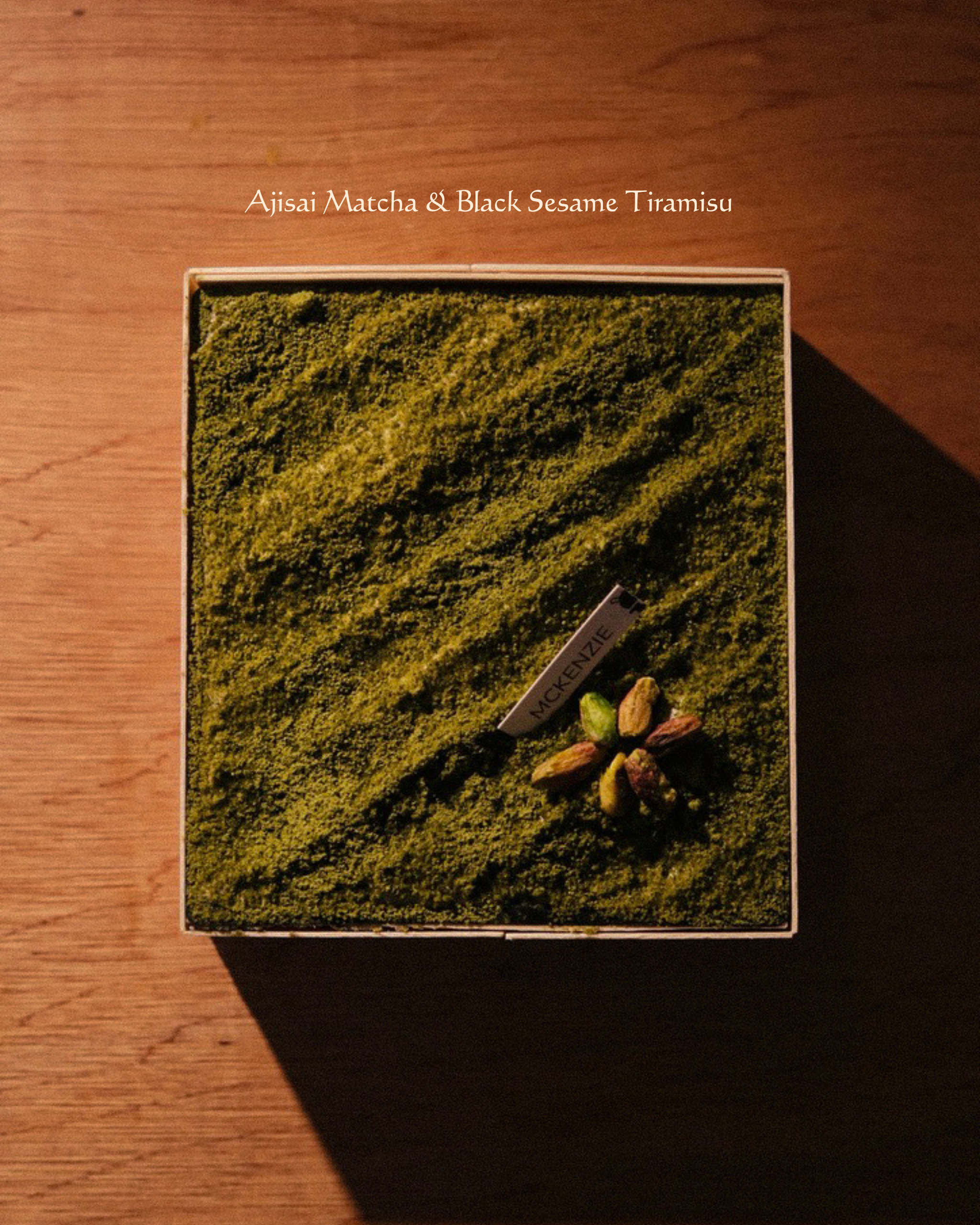 Ajisai Matcha & Black Sesame Tiramisu 抹茶黑芝麻苔藓盒子_1