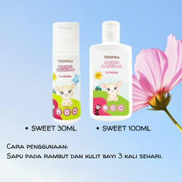 TROPIKA Baby Hair & Body Oil Minyak Urut Baby 30ml rm19