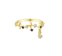 Blue stars ring