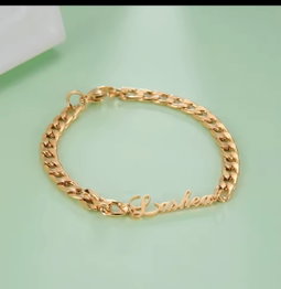 Customize name anklet