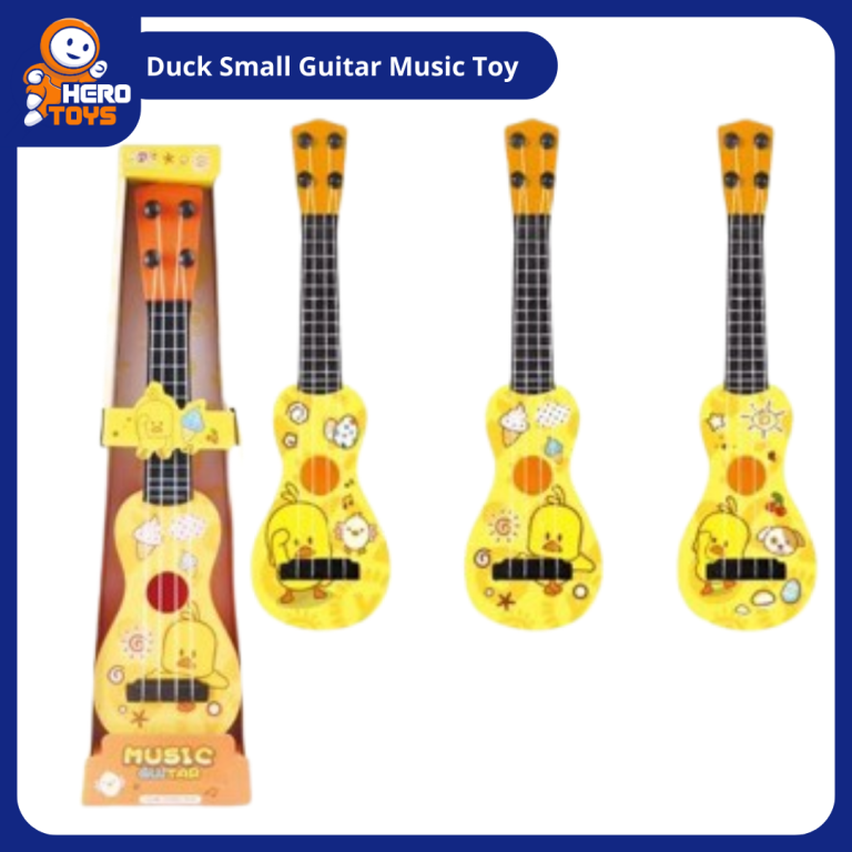 DUCK SMALL GUITAR MUSIC TOY - YELLOW DUCK