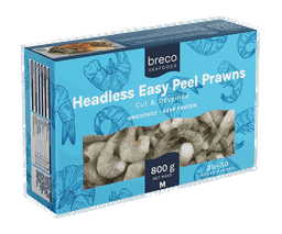 Vannamei Prawns Headless Easy Peal 800g