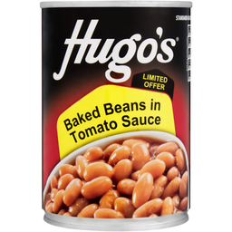 Hugo's Baked Beans in Tomato Sauce 410g