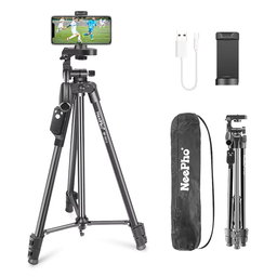 Trépied pour appareil photo Neepho NP-8810, cadre en aluminium de haute qualité