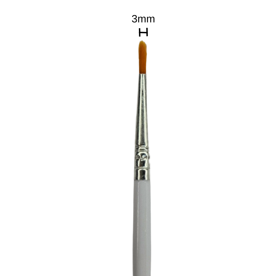 Pincel fino cerdas sintéticas 3mm