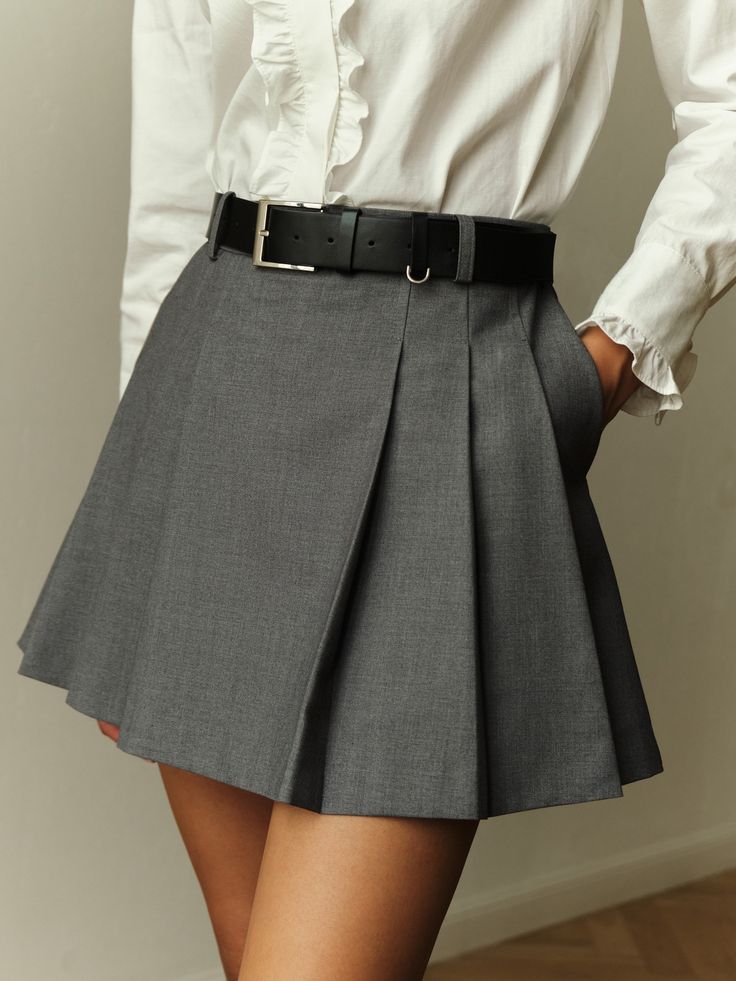 Skirts Semi Pleated