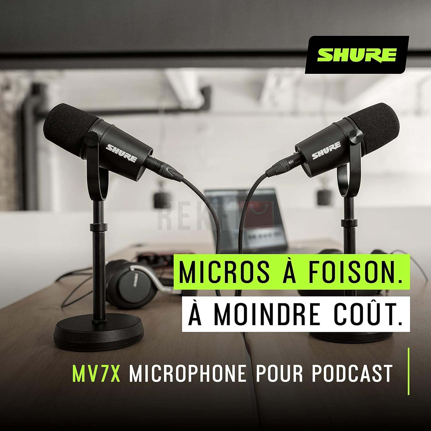 Shure MV7X XLR Microphone Dynamique Podcast_2