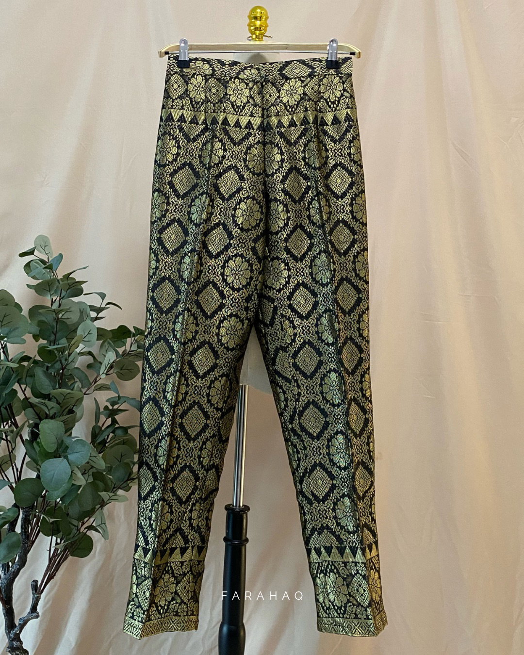 Songket Slim-Fit Pants