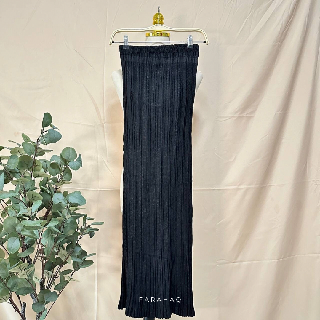 Doby Pleated Skirt_0
