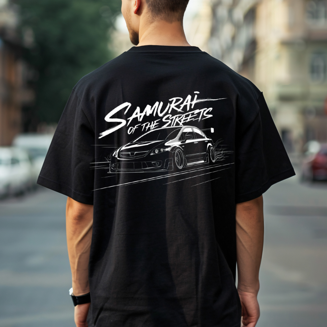 Samurai of The Streets T-Shirt for JDM Car Enthusiasts 