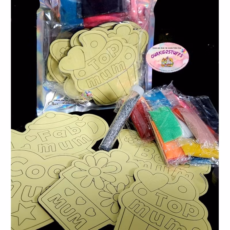 DIY Mother's Day Sand Art Deco Magnet Boards_1