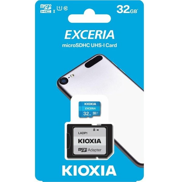 Kioxia Exceria MicroSDHC UHS-I Card 32GB_0