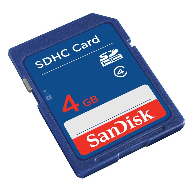 SANDISK CARTE MEMOIRE SD 4GB CLASS 4/ NUMERIQUE_0