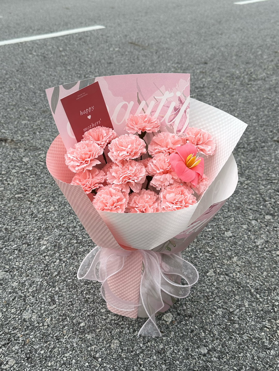 Pink Soap Carnation Bouquet