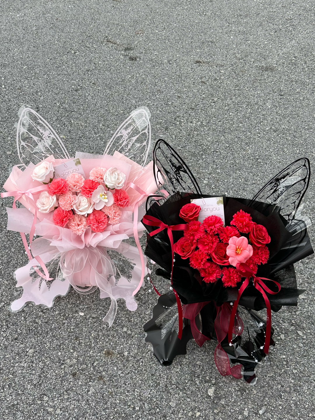 (MC09) Mother’s Day Carnation Butterfly Bouquet
