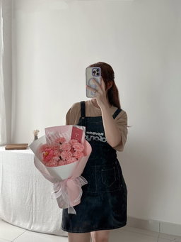  Pink Soap Carnation Bouquet 