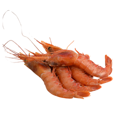 Argentinian Prawns Head Pink On 