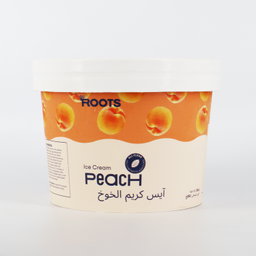 Roots Peach Ice Cream 250ml