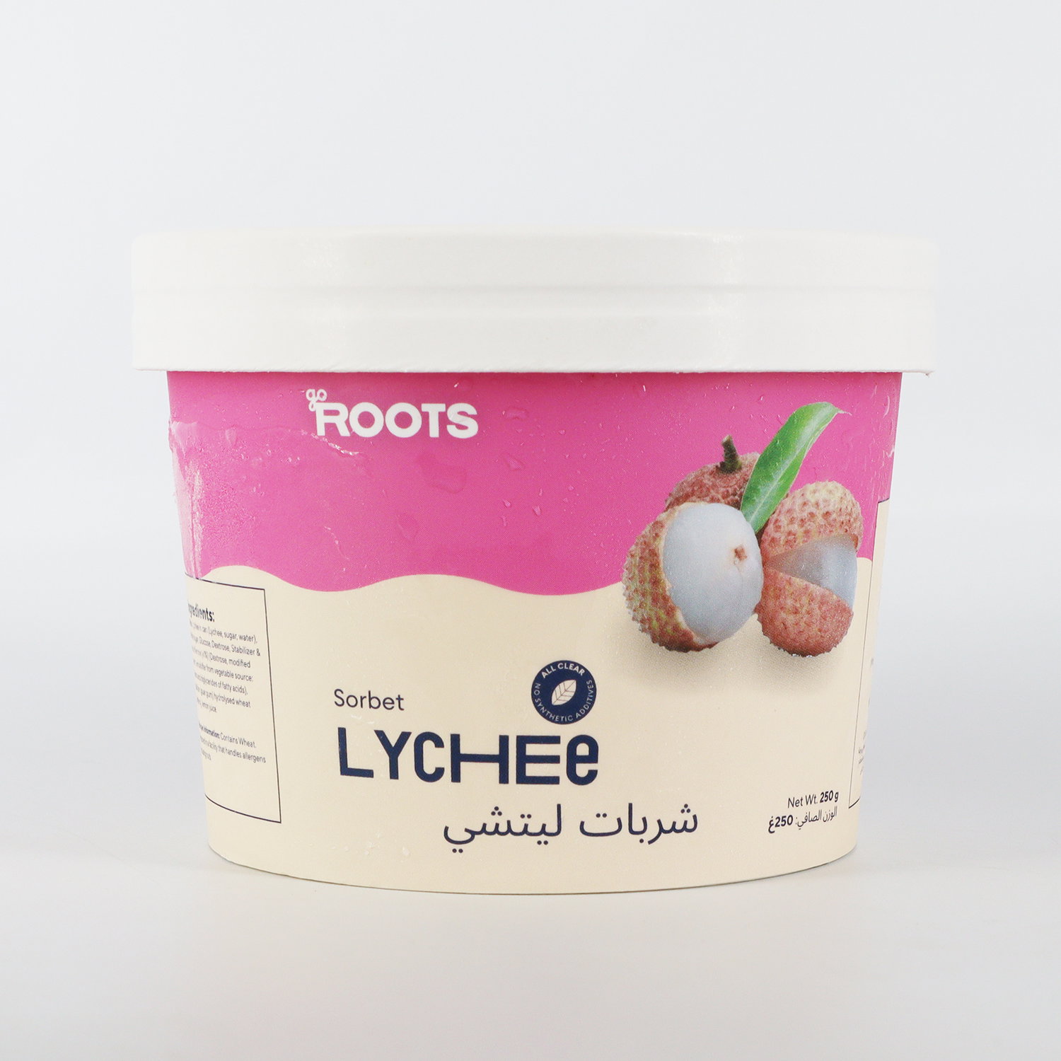 Roots Lychee Sorbet 250ml_0
