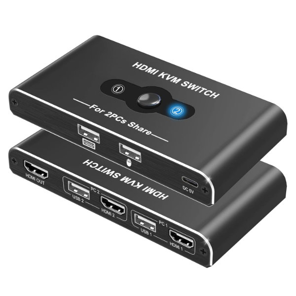 SWITCH HDMI 2 PORT KVM + HUB / RS-HDMI602_0