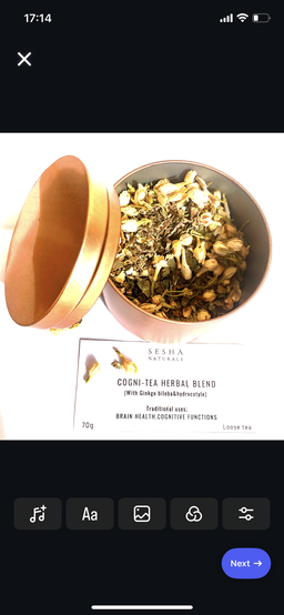 Cogni-Tea  Ginkgo biloba 