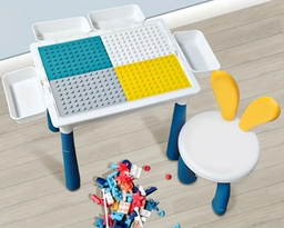 DIY Multi-function learning desk / Building blocks table / Play in the sand / Fishing pool table