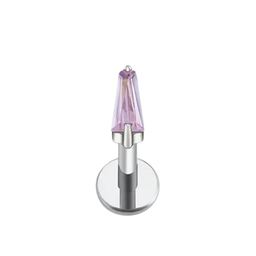 Labret cristal rosa