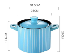 CERAMIC IRON CAST COOKING POT NORDIC