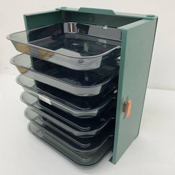 FOLDABLE 6 LAYER FOOD TRAY