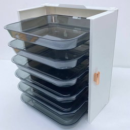 FOLDABLE 6 LAYER FOOD TRAY