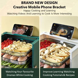 FOLDABLE 6 LAYER FOOD TRAY