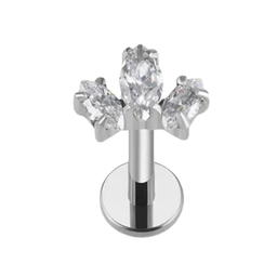 Labret marquise blanco 