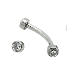 Barbell piedra encapsulada