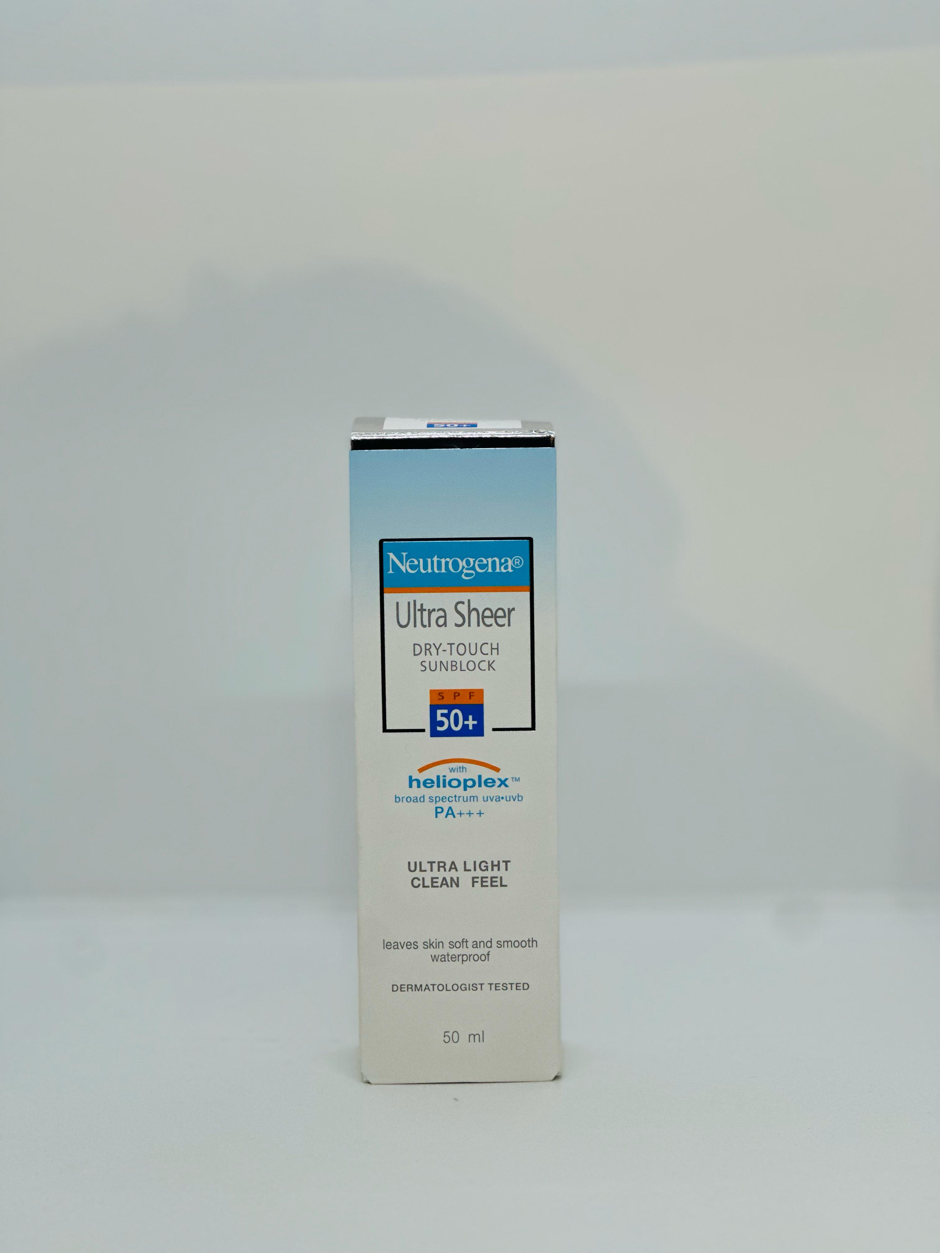 Neutrogena ultra sheer sunscrean spf-50