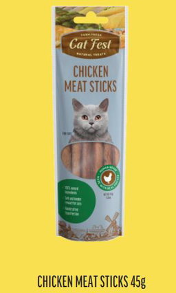 CAT FEST MEAT STICKS 45