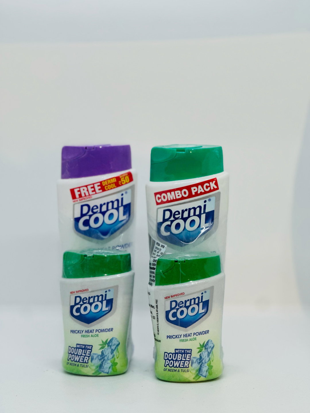 Dermicool powder combo pack
