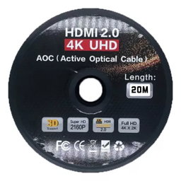 CABLE HDMI FIBRE 2.0/2.1 AOC (ACTIVE OPTICAL CABLE) 20M / RS-HDFIB20M